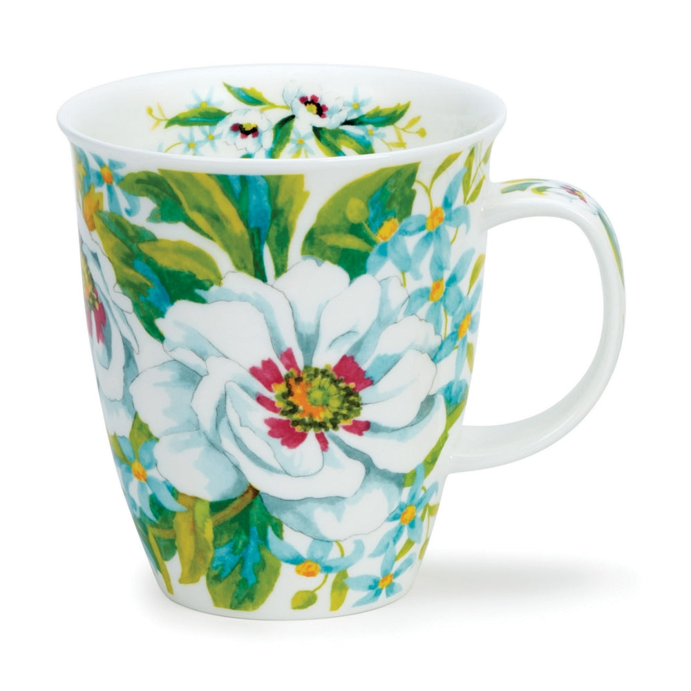 anemones blue - nevis mug - Tea Desire