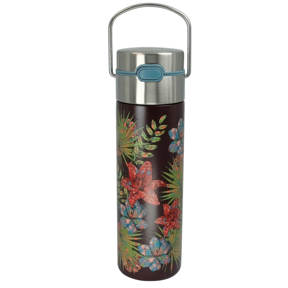Leeza Rustic Flower Thermo bottle | Tea Desire