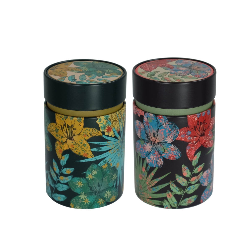 Tea storage tin Rustic Flower | Tea Desire