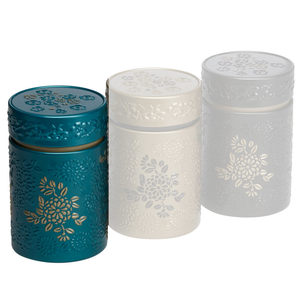 Tea Storage Tins Yumiko petrol by Eigenart | Tea Desire