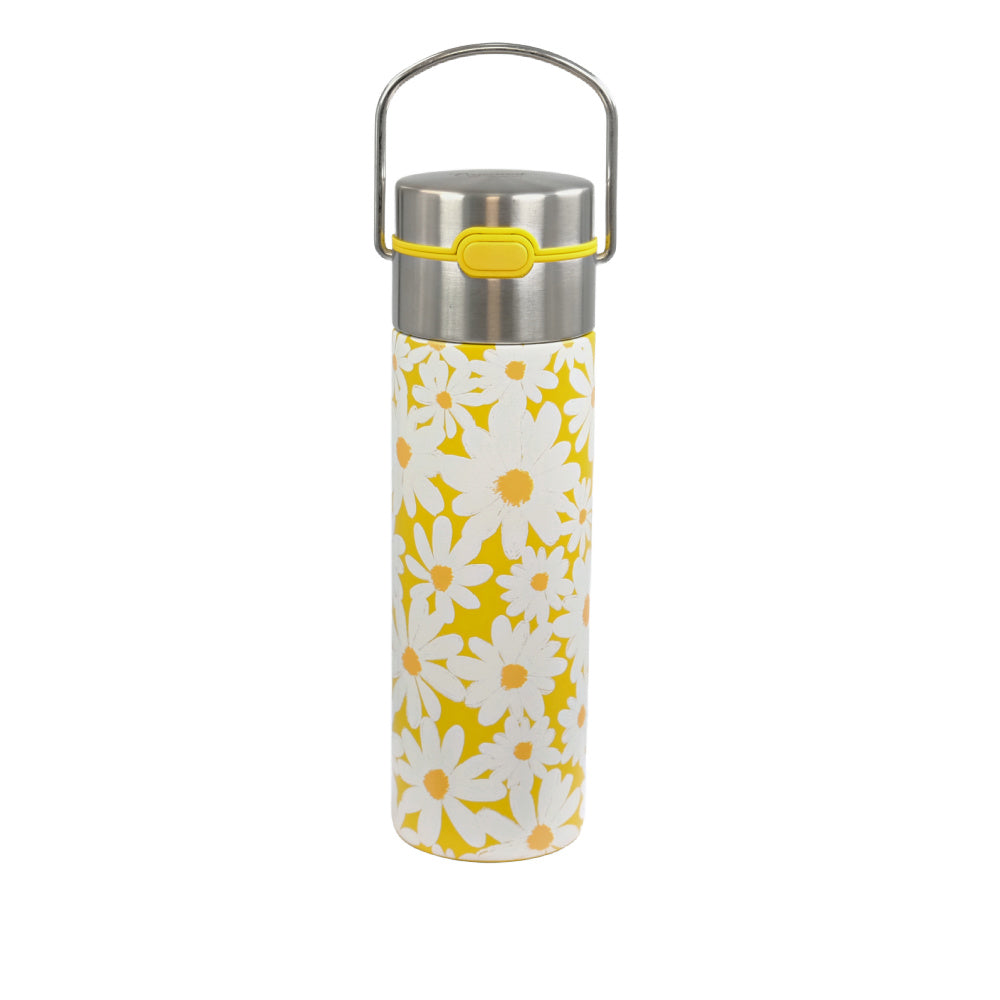 Leeza Daisy yellow Travel tumbler - Tea Desire