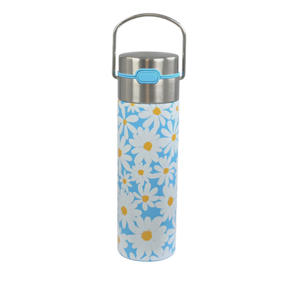 Leeza Daisy blue Travel tumbler - Tea Desire