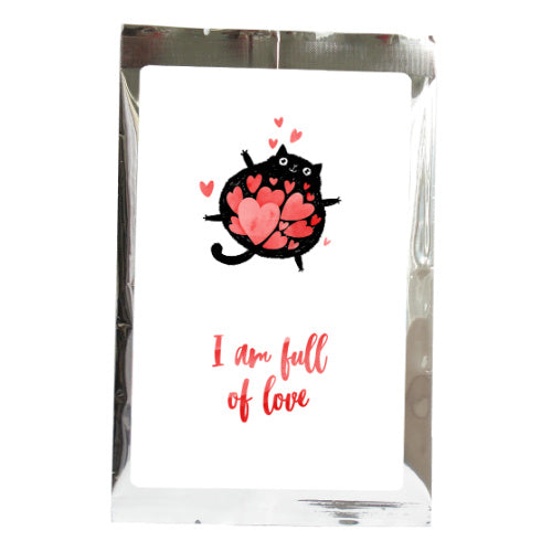 Cats Valentine's Tea Greeting Card | Tea Desire