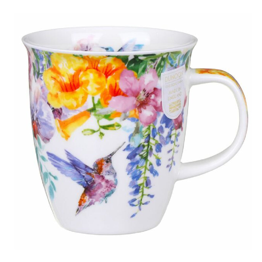 hummingbirds yellow - nevis mug - Tea Desire