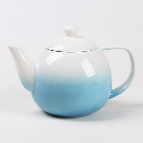 dawn teapot blue with infuser - Tea Desire