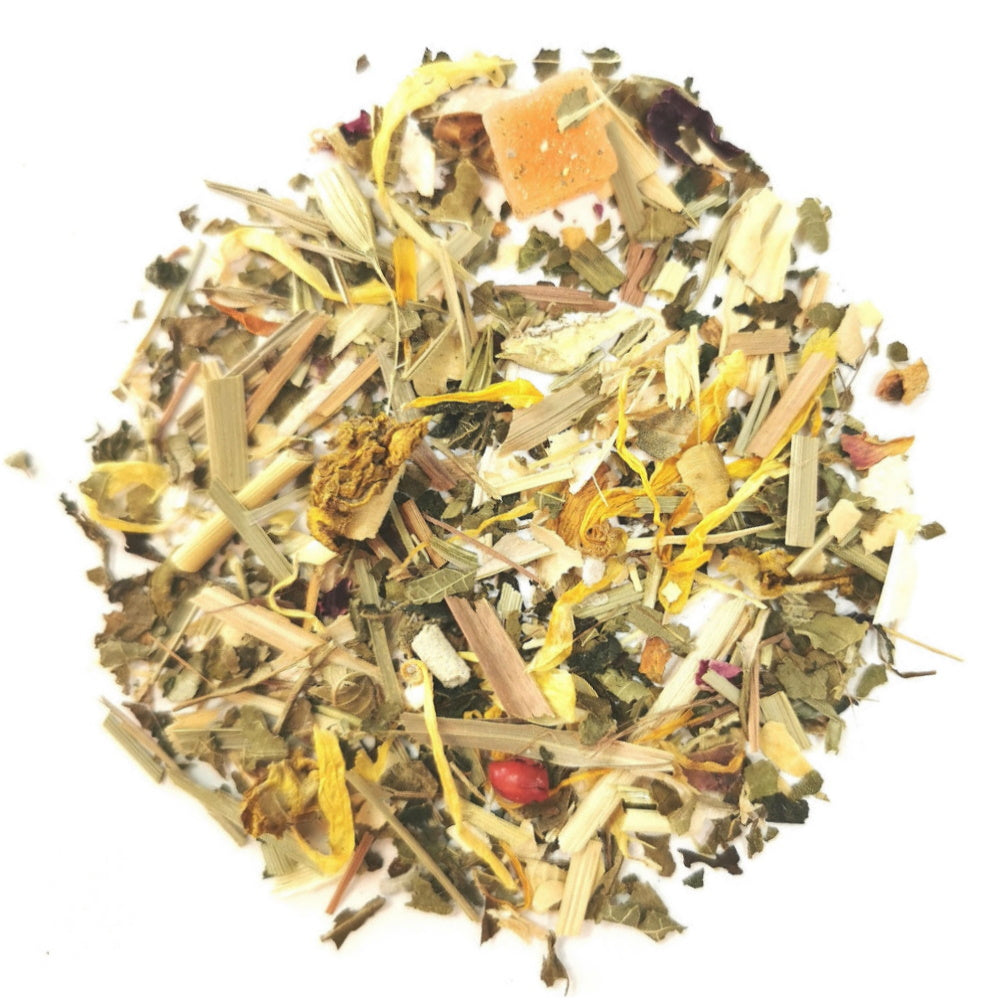 Oat Grass Mango-Papaya Herb Tea | Tea Desire