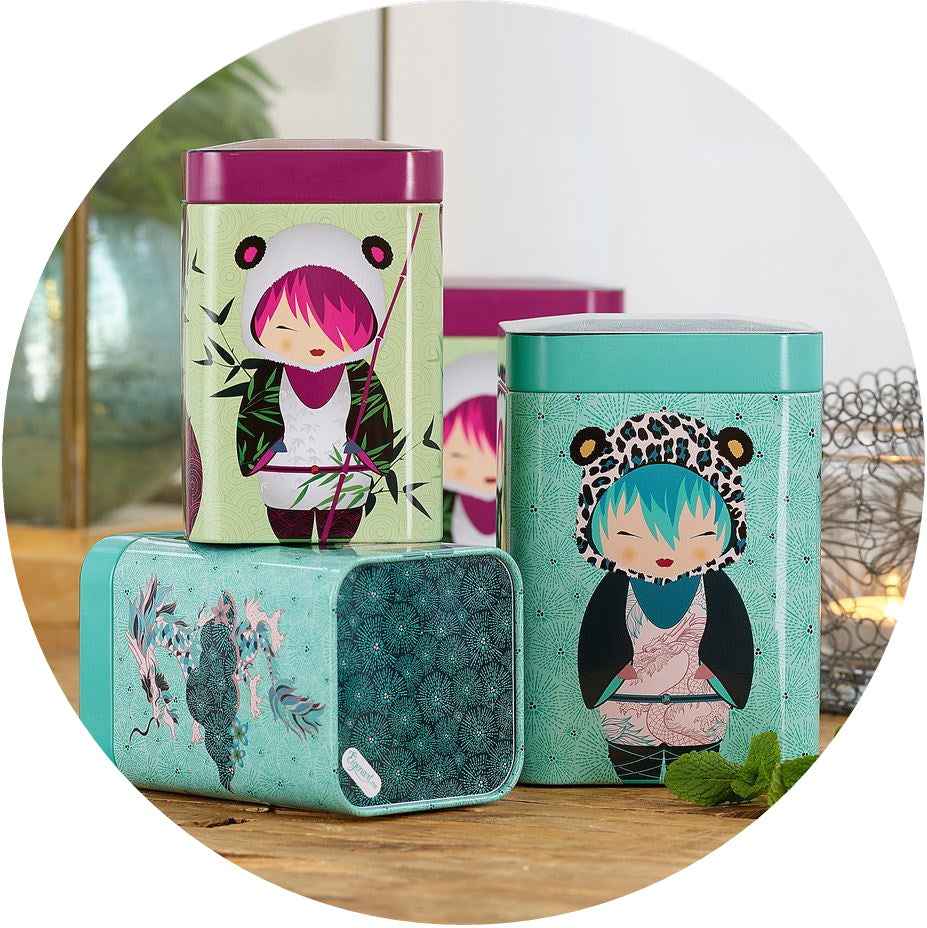 Tea Storage Tin Little Animals by Eigenart | Tea Desire