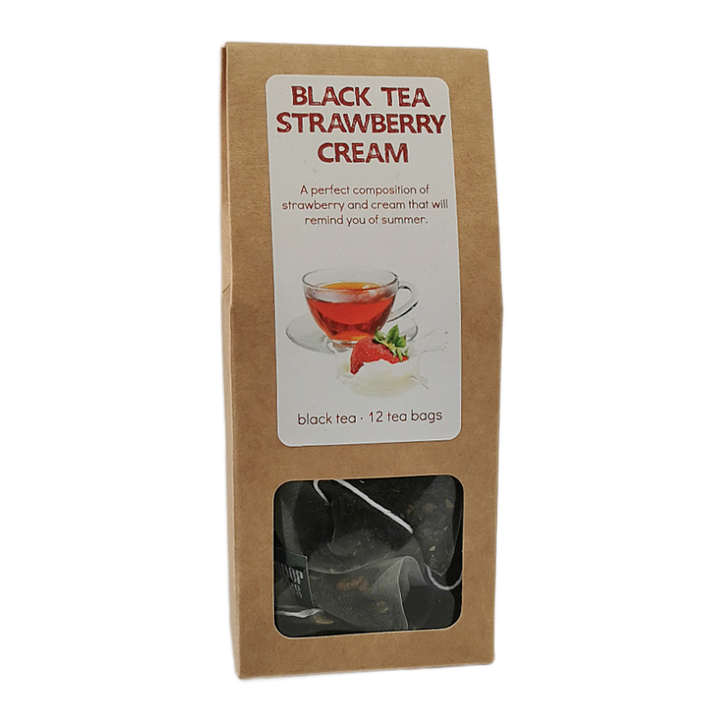 black tea Strawberry Cream | Tea Desire