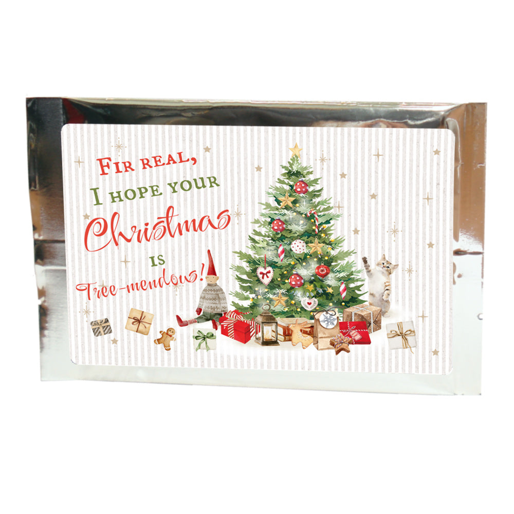 tea greetings:  fir real i hope your christmas is tree-mendous - Tea Desire