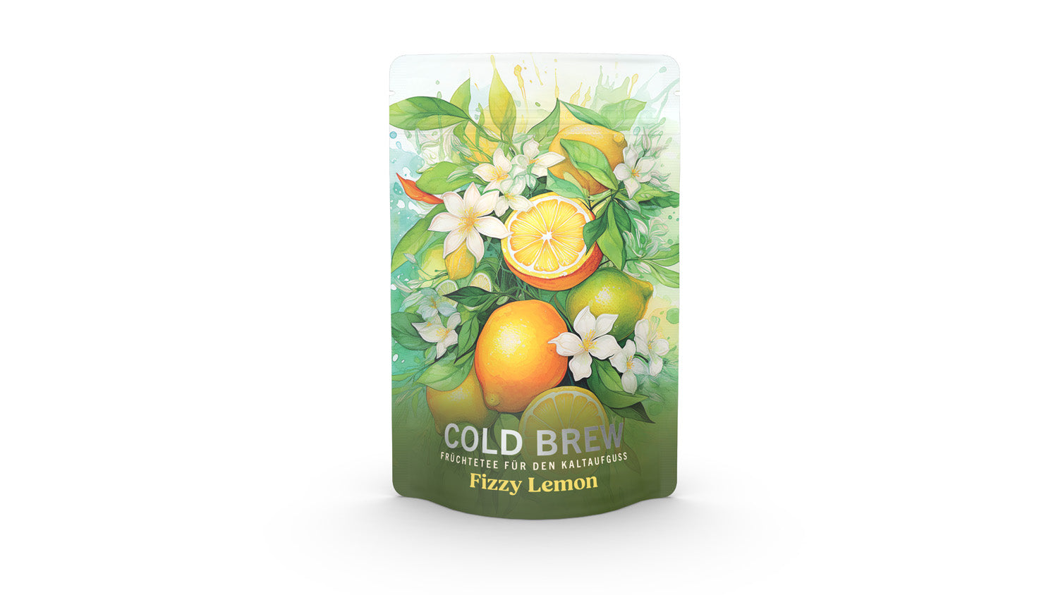 cold brew fizzy lemon 100g zip bag - Tea Desire