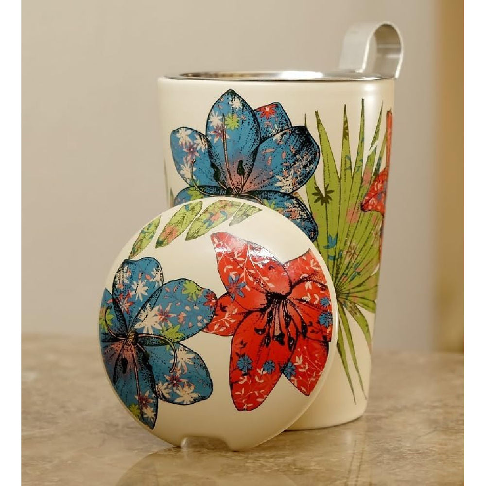 Teaeve Infuser Mug Rustic Flower | Tea Desire