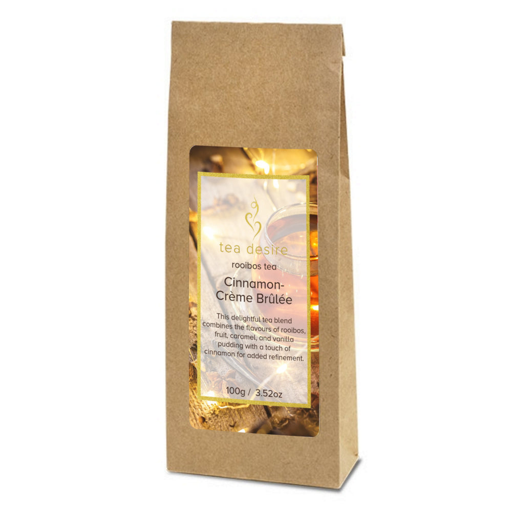 Winter Magic | Cinnamon Creme Brulee Herbal Tea | Tea Desire