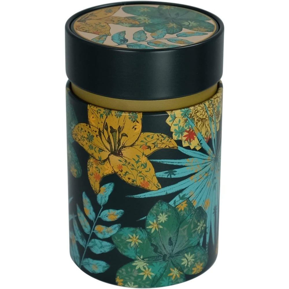 Tea storage tin Rustic Flower | Tea Desire