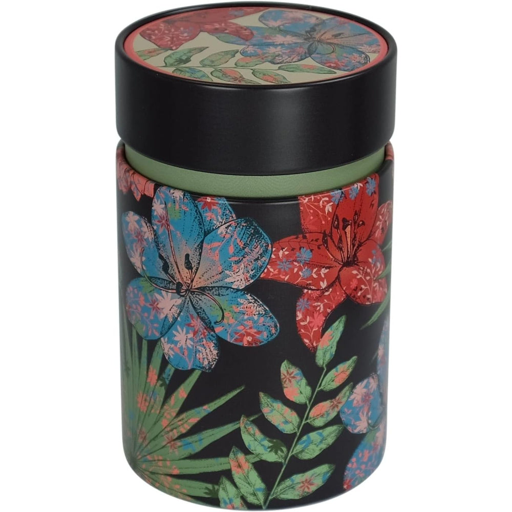 Tea storage tin Rustic Flower | Tea Desire