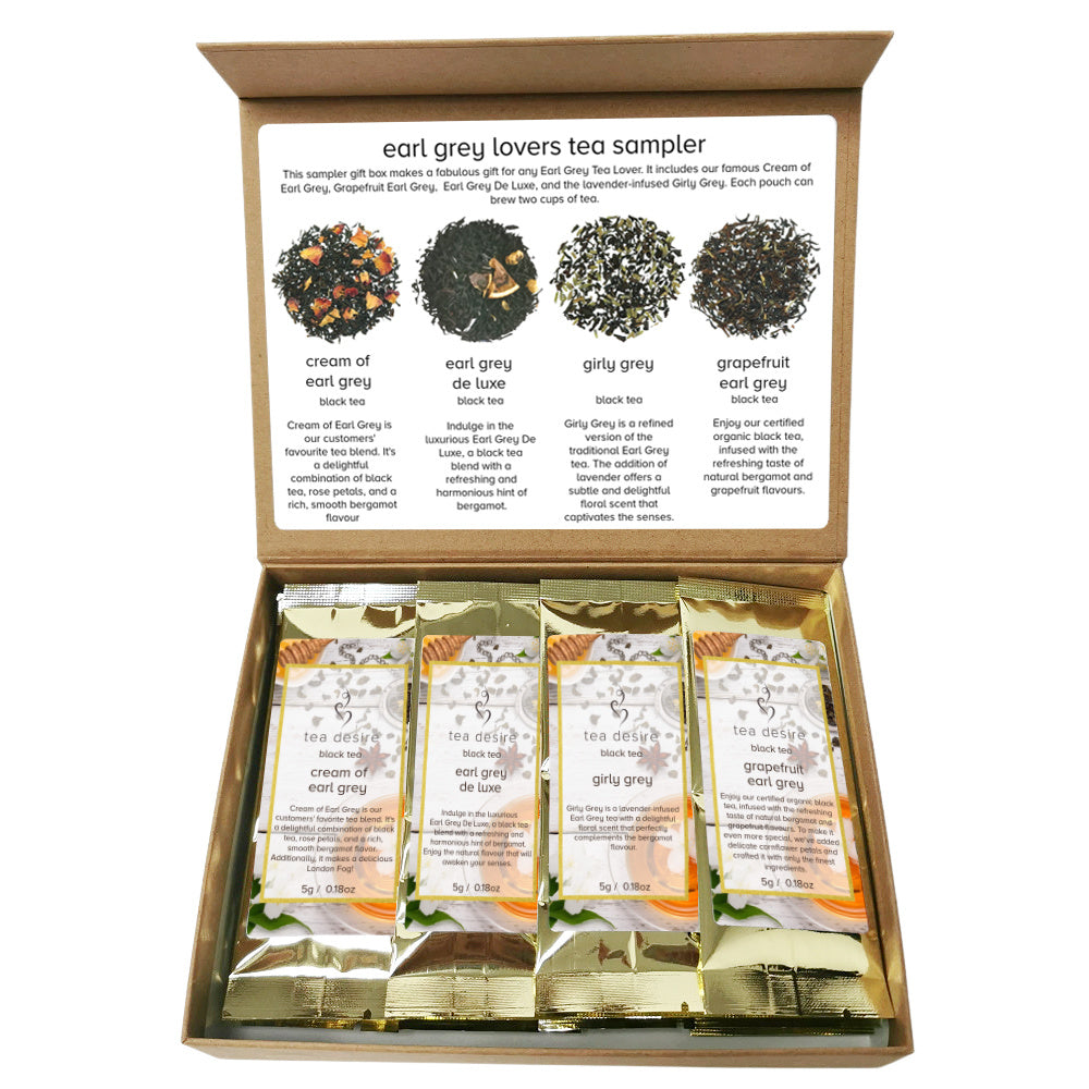 tea sampler earl grey - Tea Desire