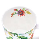 Mug with floral design on a white background