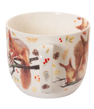 Mug with squirrel design on a white background