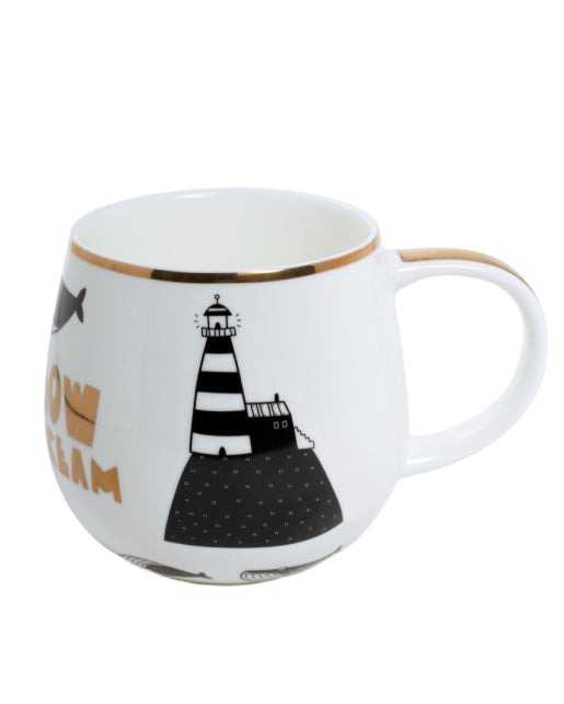 belly-mug lighthouse - Tea Desire