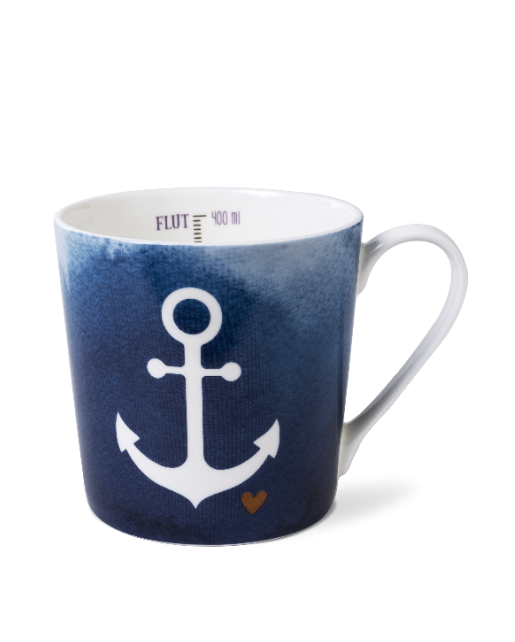 mug indigo maritim anchor - Tea Desire