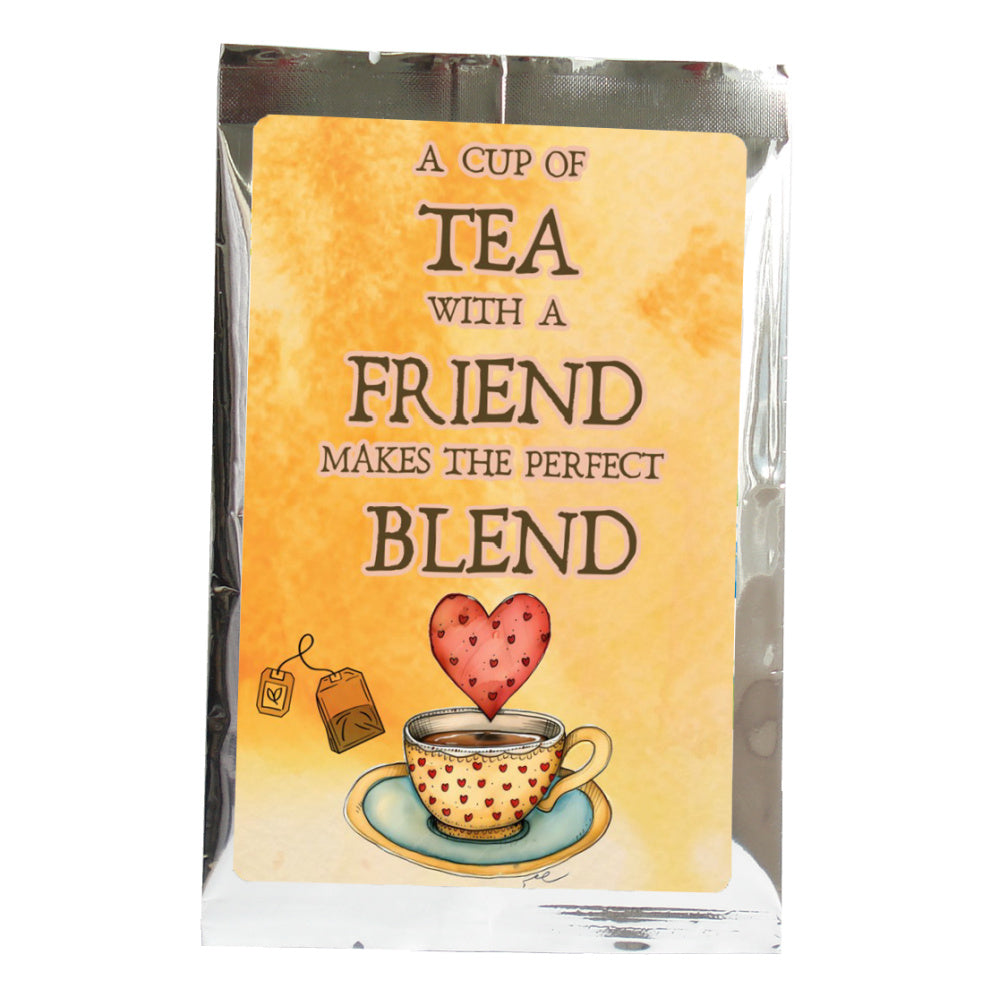 TEA DESIRE'S TEA POSTCARD | A CUP OF TEA WITH A FRIEND | TEA GREETINGS ...