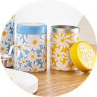 Tea Storage Tins Daisy 125g by Eigenart | Tea Desire
