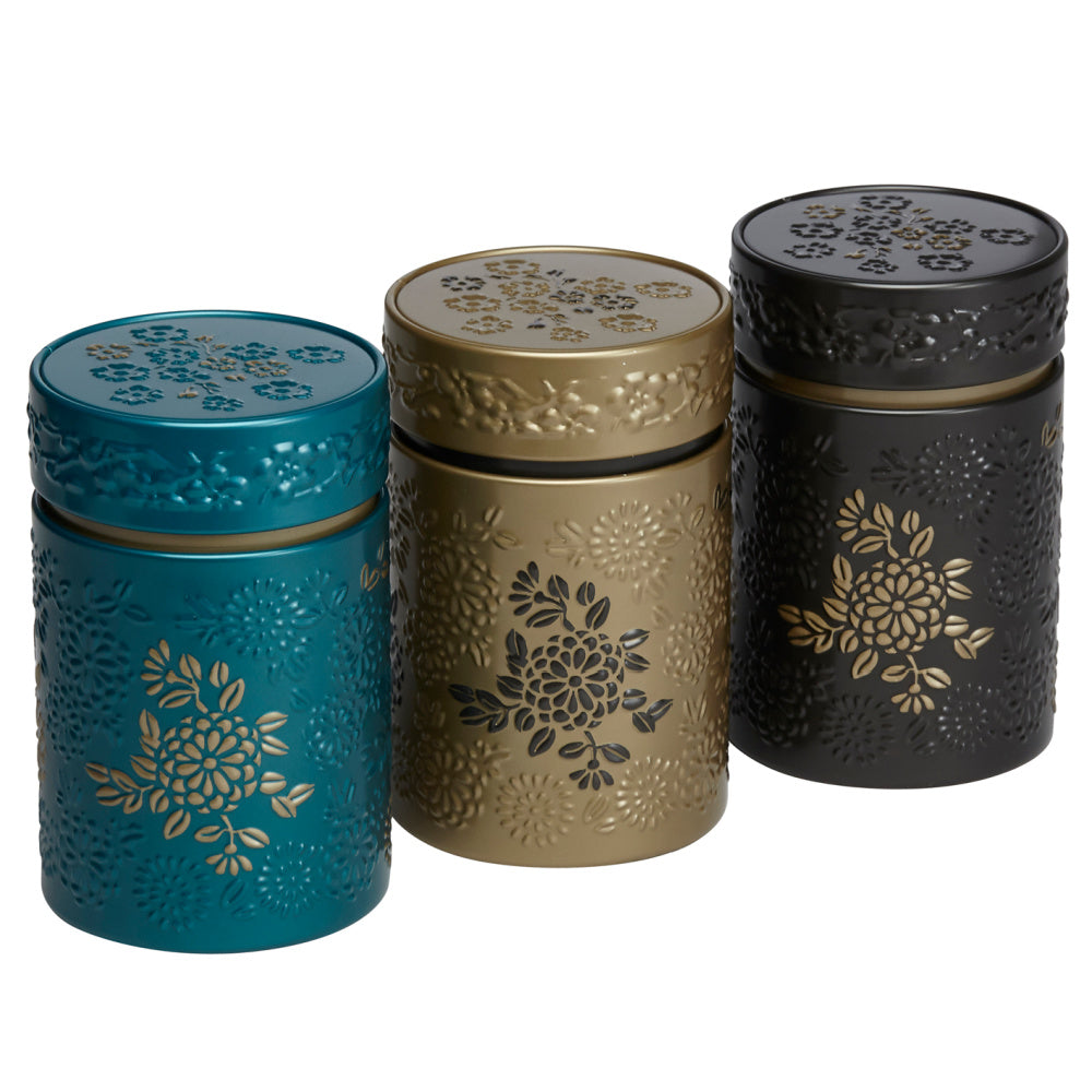 Tea Storage Tins Yumiko assorted colours by Eigenart | Tea Desire
