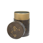 Tea Storage Tin Yumiko black open by Eigenart | Tea Desire