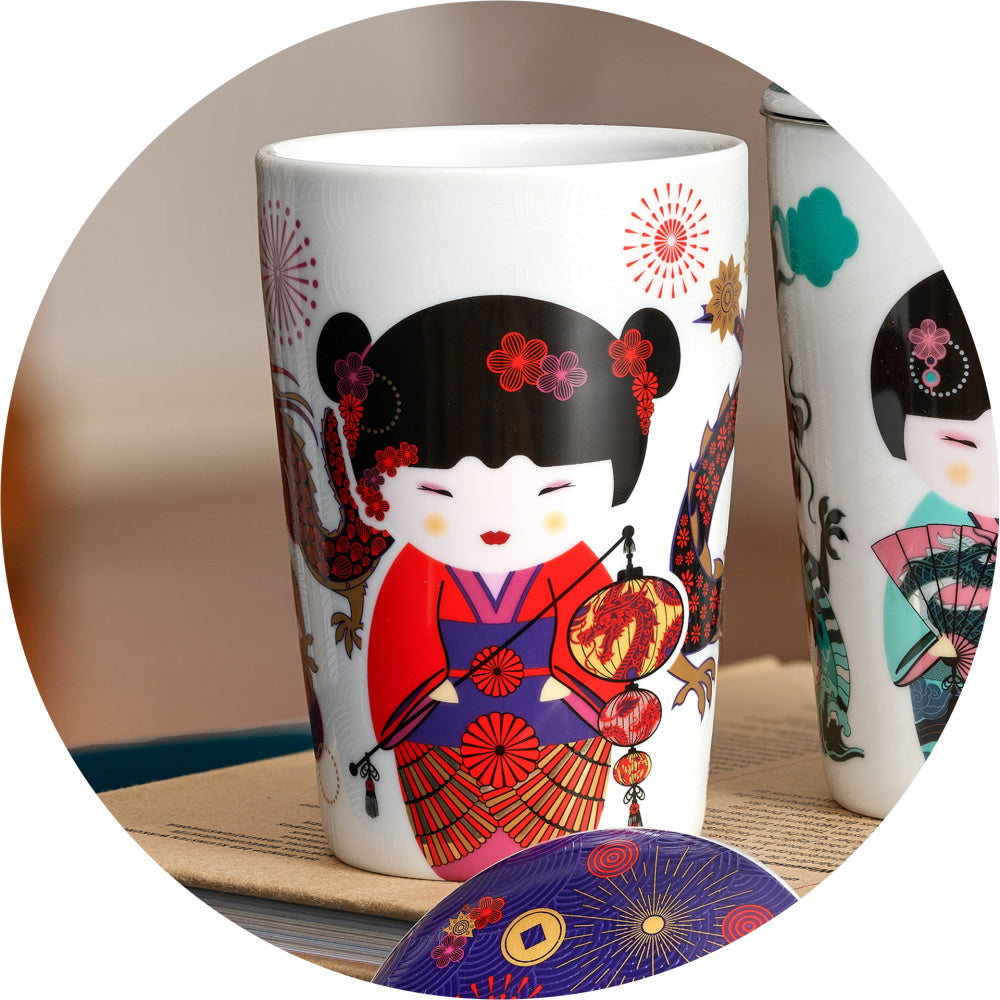 Teaeve Sweet Little Geisha Fire Tea Steeper by Eigenart | Tea Desire