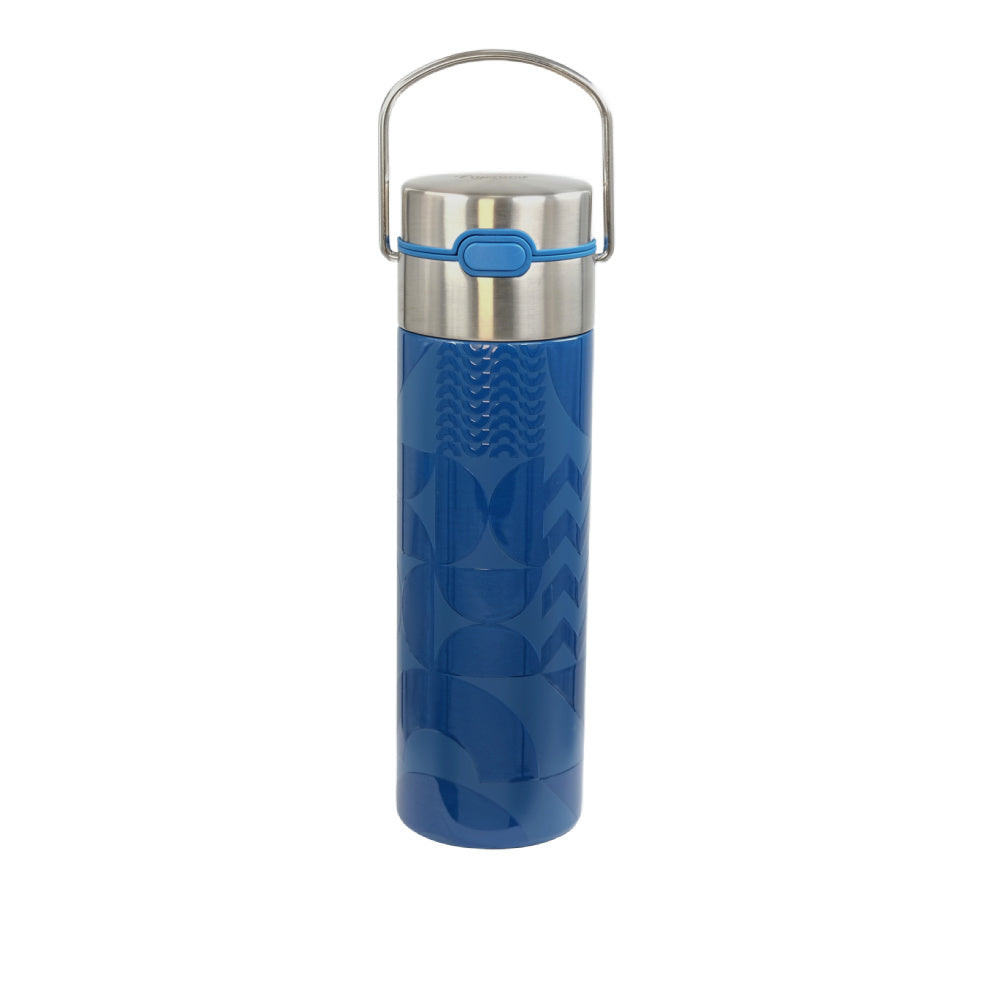 Leeza Geo Blue Travel tumbler - Tea Desire