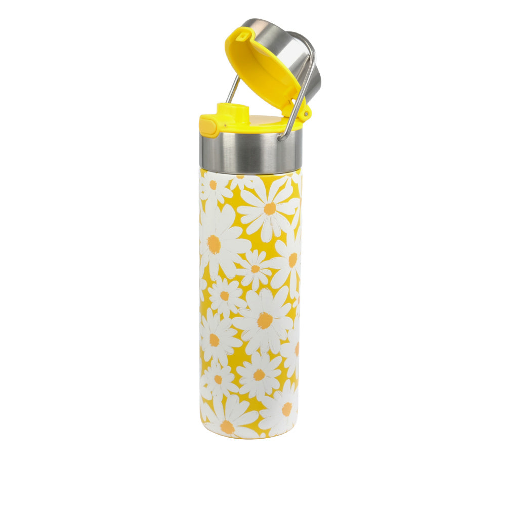 Leeza Daisy yellow open Travel tumbler - Tea Desire