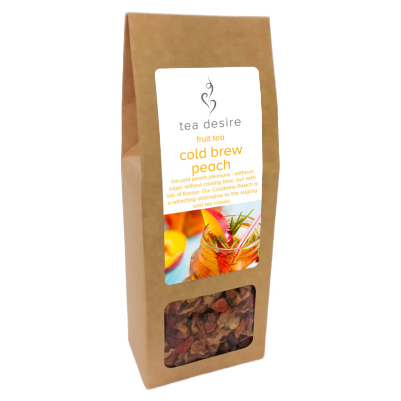 Cold brew peach krafty box | Tea Desire 