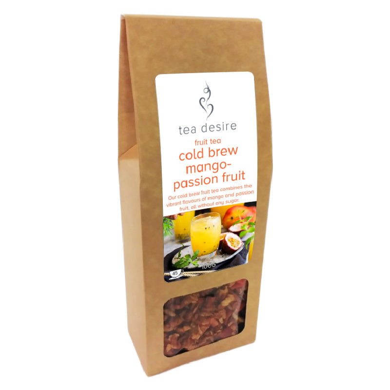 Cold brew mango-passion fruit krafty box | Tea Desire