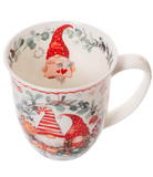 Mug with gnome design on a white background