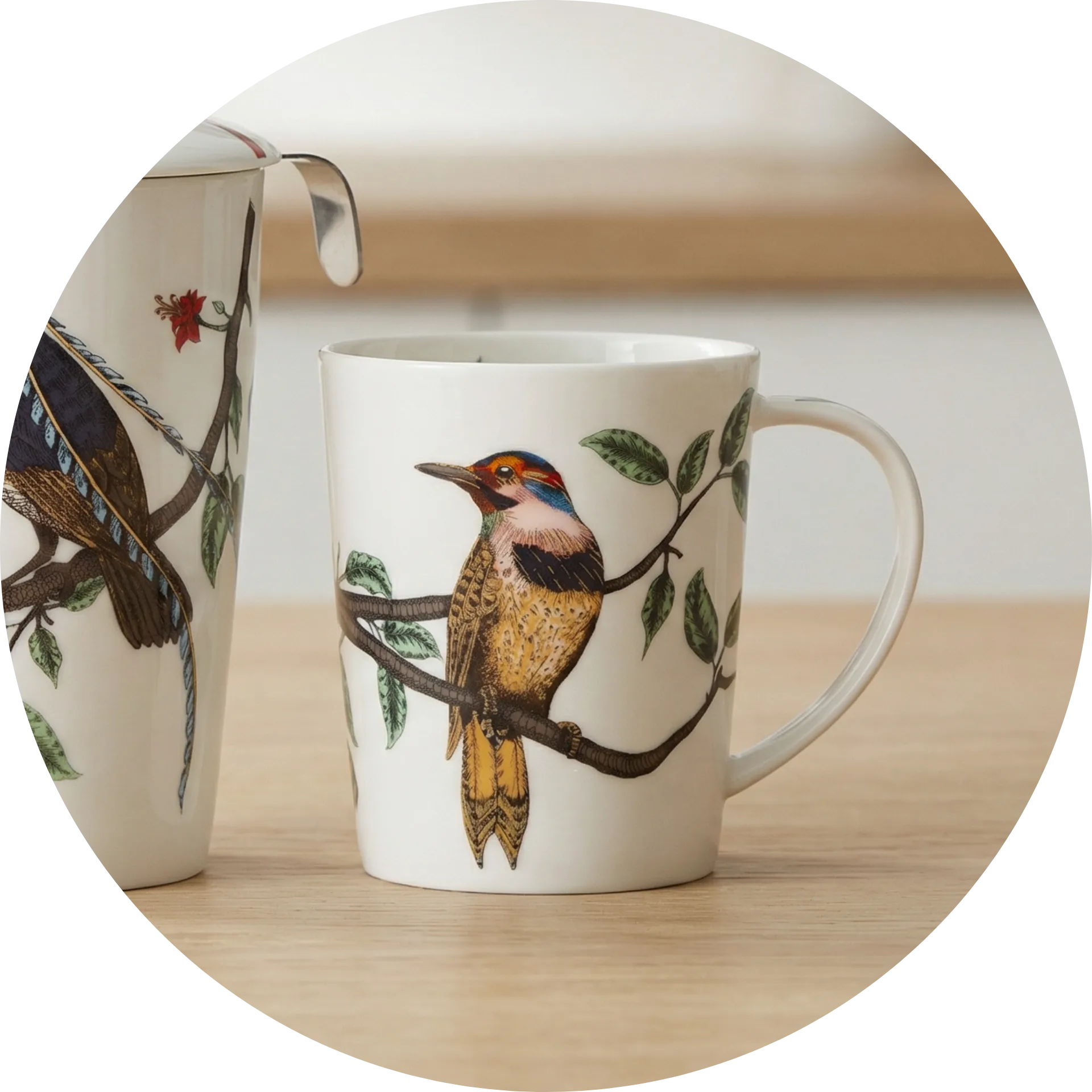 cupti mug birds - Tea Desire