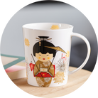 cupti mug geisha gold - Tea Desire