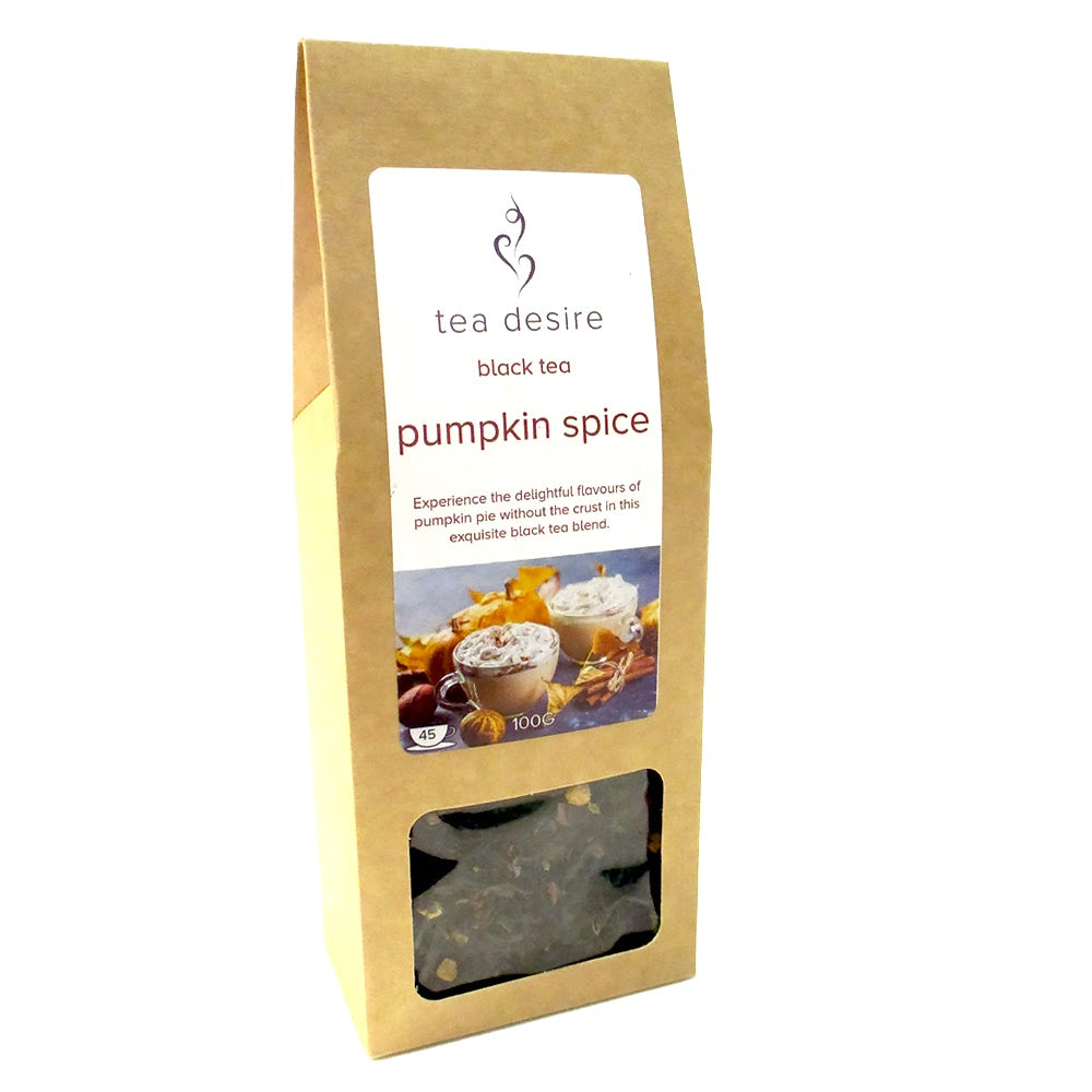 pumpkin spice tea krafty box - Tea Desire