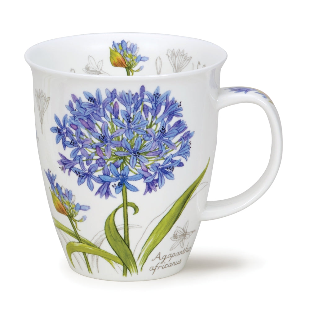 Dunoon Botanical Sketch Agapanthus Mug  | Tea Desire