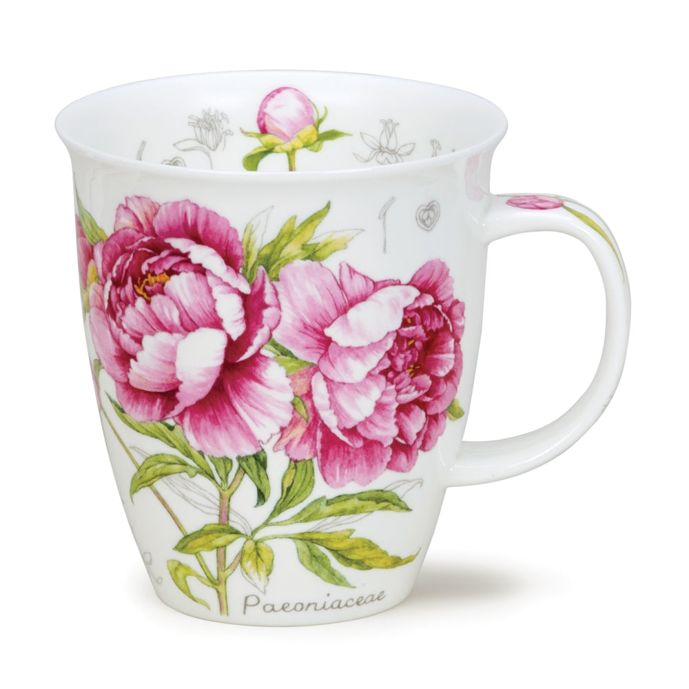 Dunoon Botanical Sketch Peony Mug  | Tea Desire