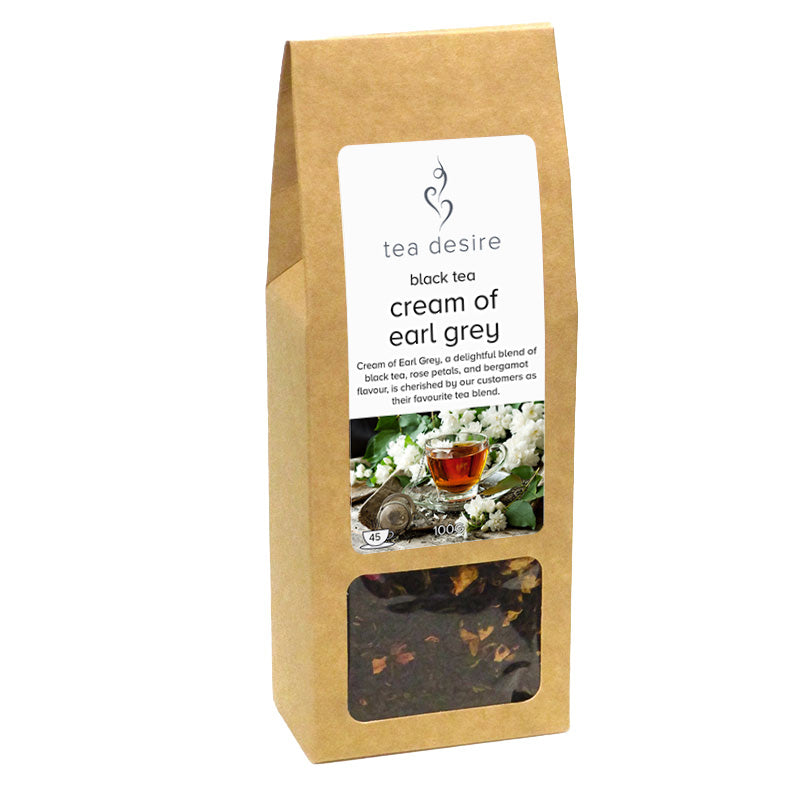 cream of earl grey tea krafty box - Tea Desire