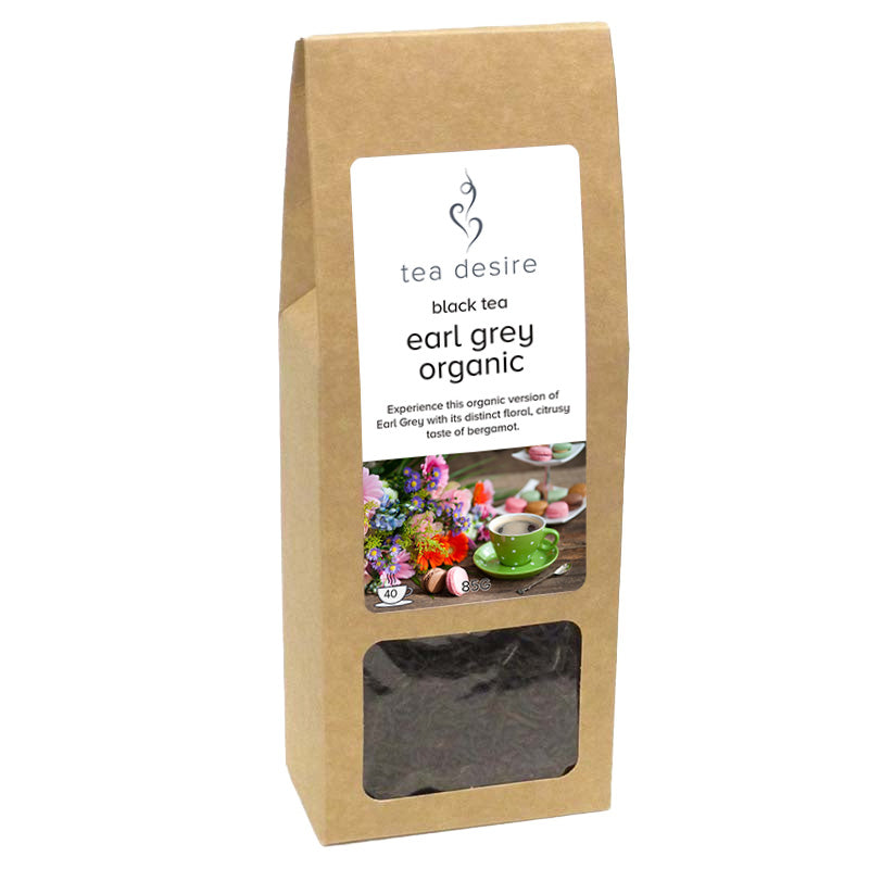 earl grey organic tea krafty box - Tea Desire