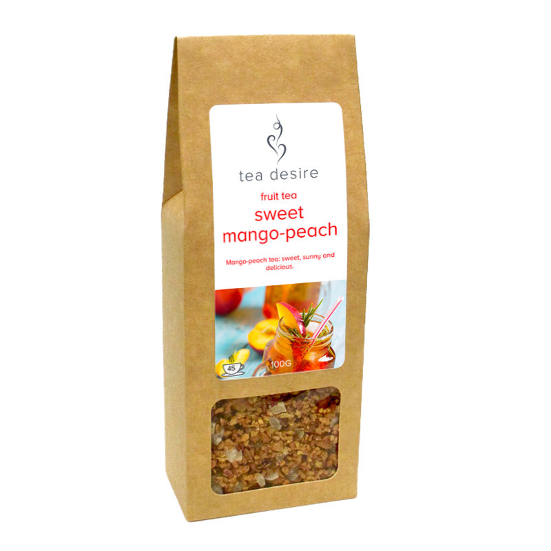 sweet mango-peach tea krafty box - Tea Desire