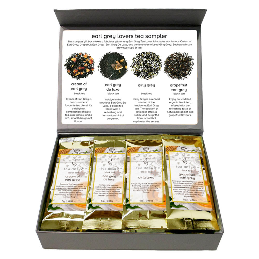 tea sampler earl grey - Tea Desire