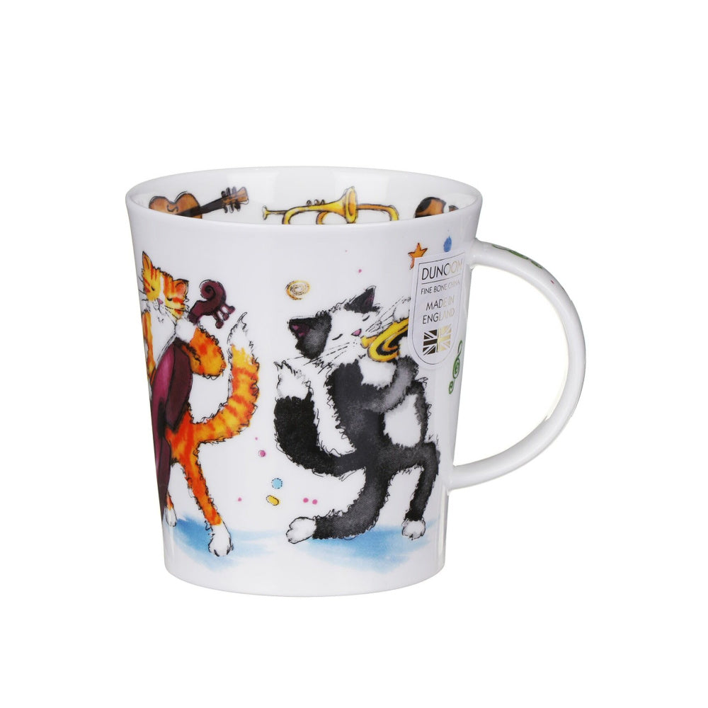 Dunoon's Lomond Shape Mug Groovy Cats