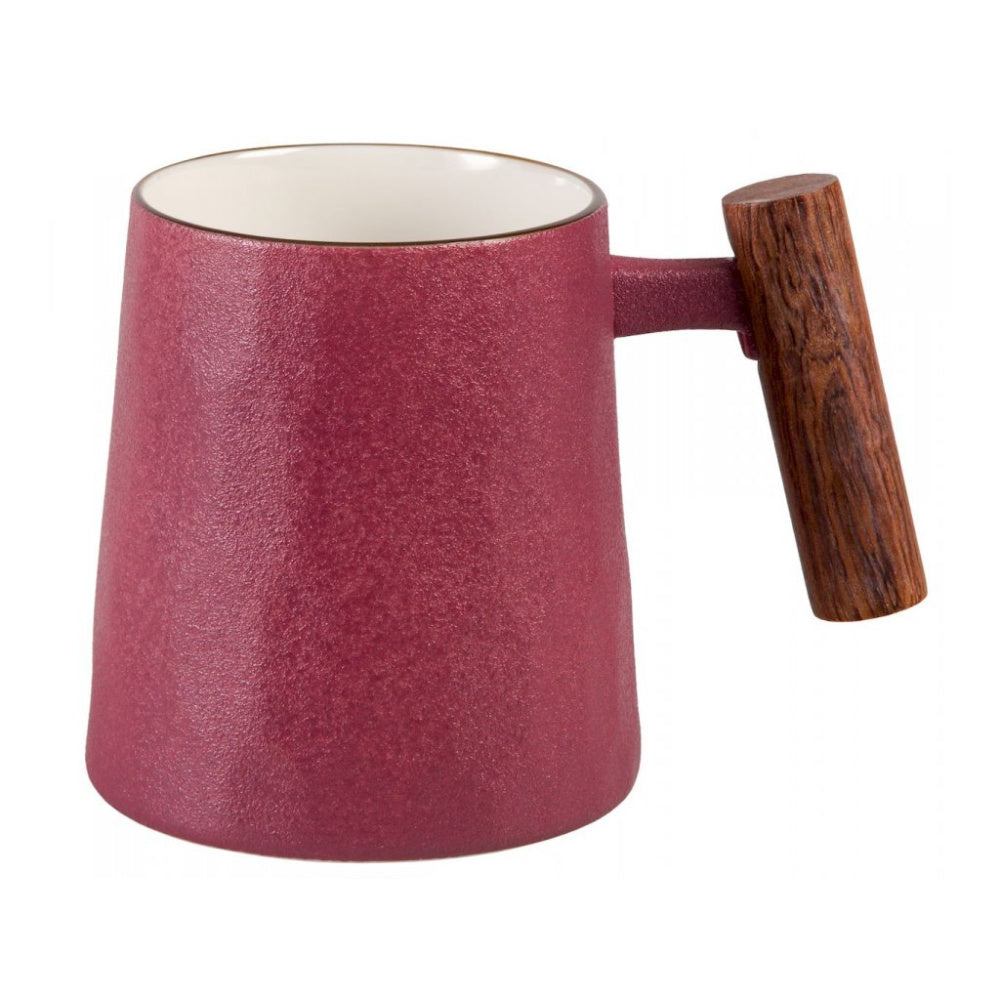 Rosso Mug with Rosewood Handle by Tealogic at Tea Desire