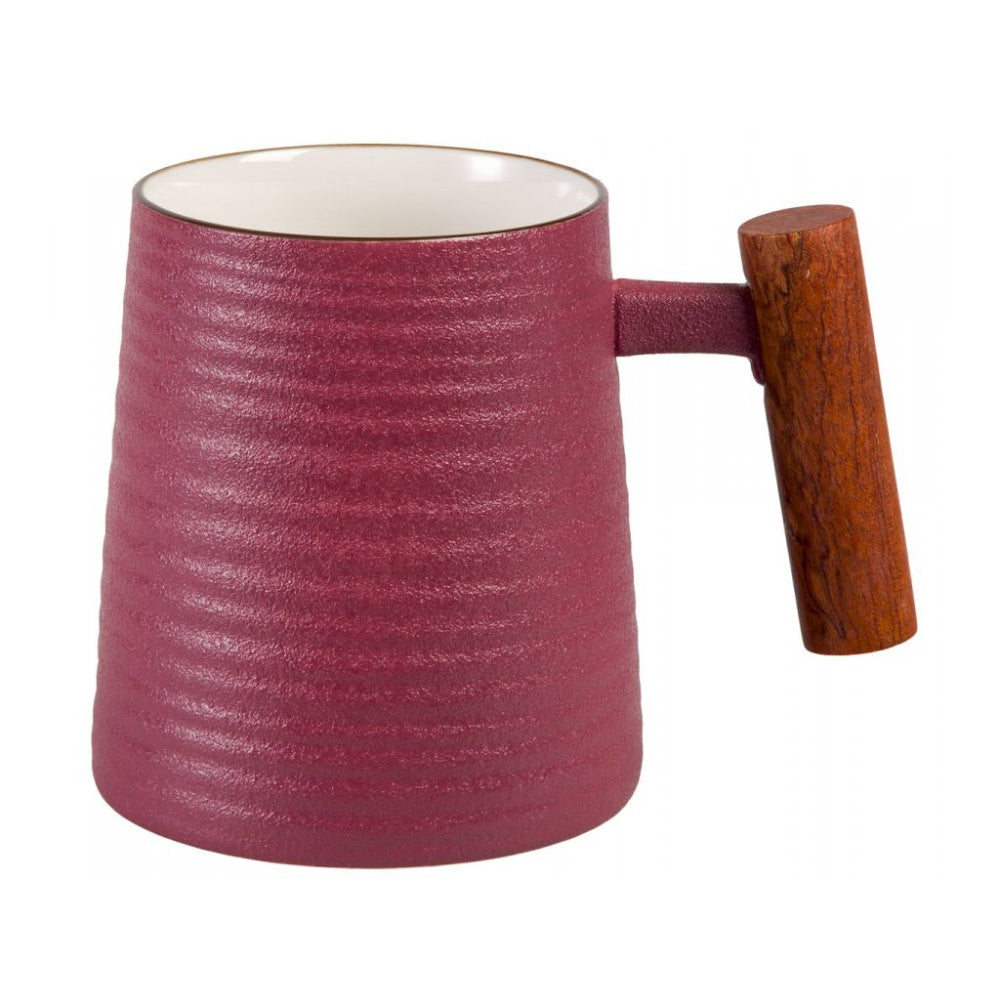 Rosso Mug with Rosewood Handle by Tealogic at Tea Desire