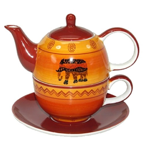 tea for one african, orange-red - Tea Desire