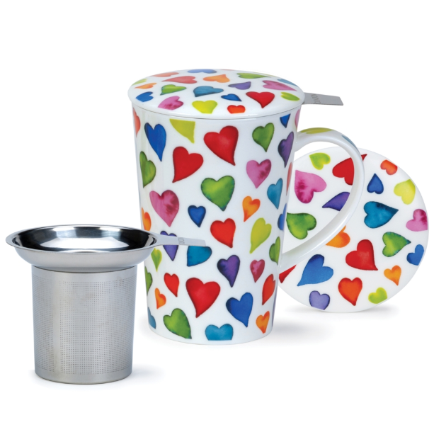 warm hearts - shetland tea infuser set - Tea Desire