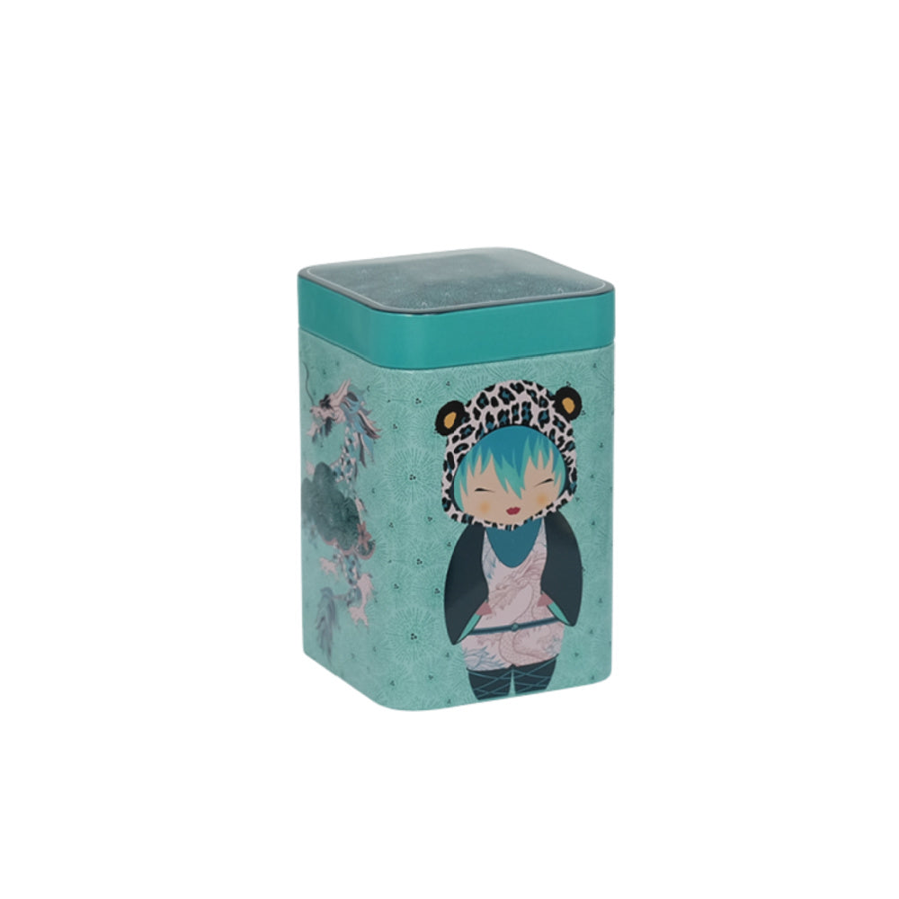Tea Storage Tin Little Animals Leo by Eigenart | Tea Desire