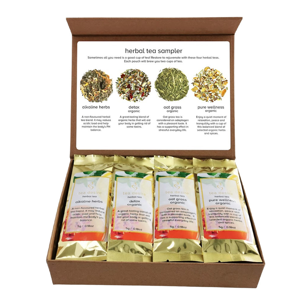Tea Sampler Herbal open | Tea Desire