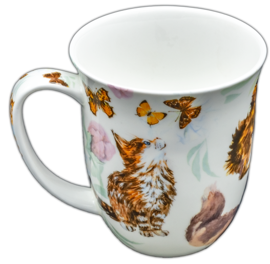 mug kittens & butterflies - Tea Desire